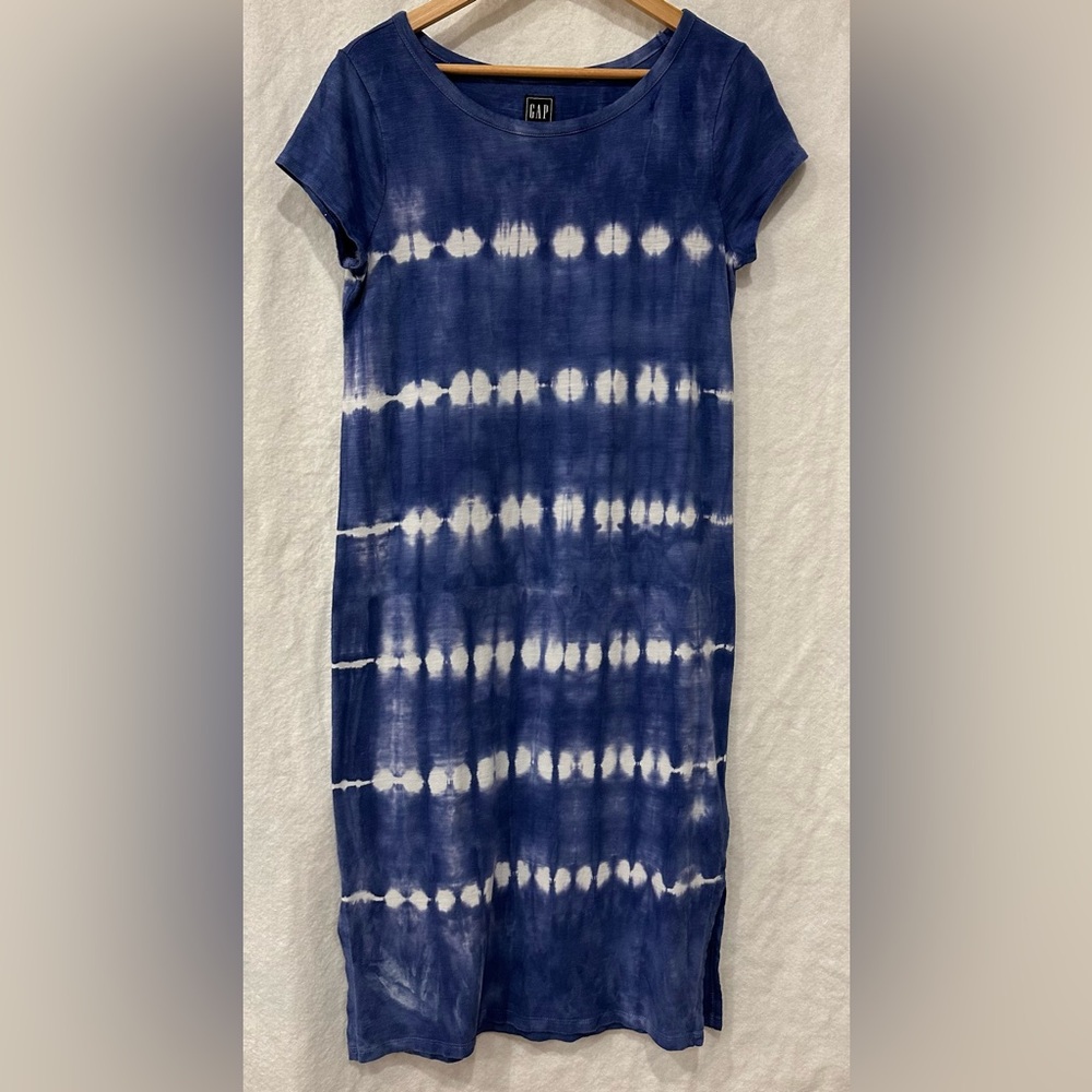GAP Indigo Blue Tie Dye Midi